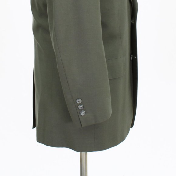 Brooks Brothers 40S 32x27 Green Solid 2-Button Suit R234 - Picture 10 of 15